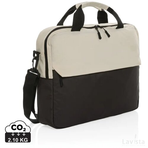 Kazu AWARE™ RPET basic 15.6" laptop tas gebroken wit