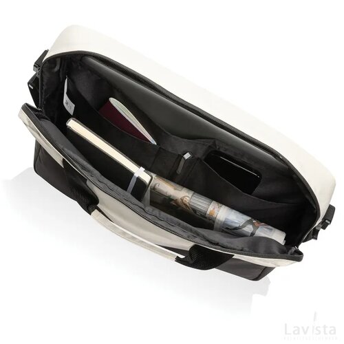 Kazu AWARE™ RPET basic 15.6" laptop tas gebroken wit