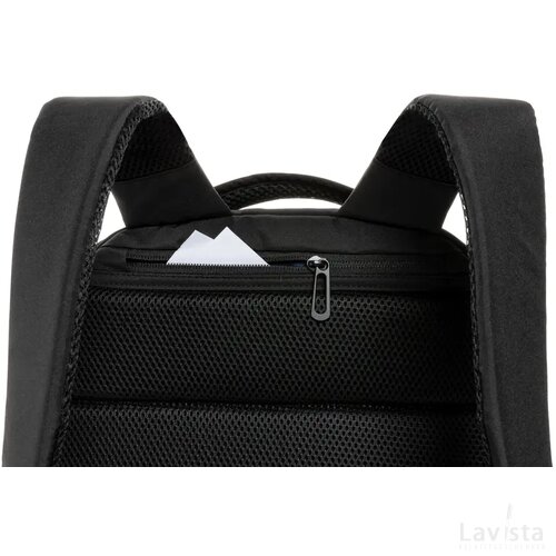 Swiss Peak Brooke AWARE™ RPET daily 15.6" laptop rugzak zwart