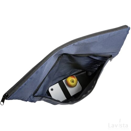 Dillon AWARE™ RPET lichtgewicht opvouwbare rugzak donkerblauw