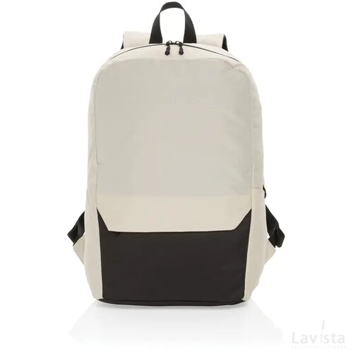 Kazu AWARE™ RPET basis 15.6" laptoprugzak gebroken wit