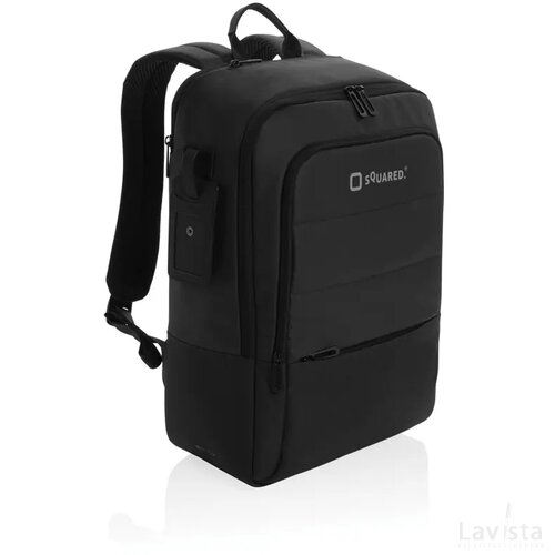 Armond AWARE™ RPET 15.6" deluxe laptoprugzak zwart