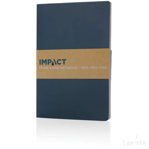 Impact softcover steenpapier notitieboek A5 blauw