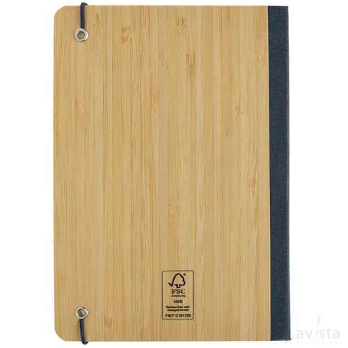 Scribe bamboe A5 Notitieboek blauw