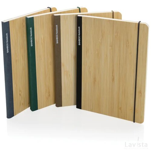 Scribe bamboe A5 Notitieboek zwart