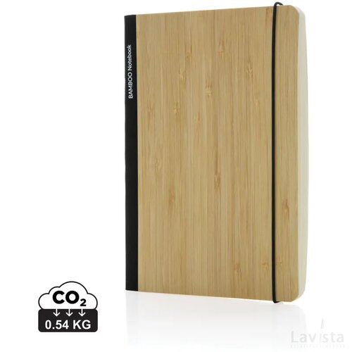 Scribe bamboe A5 Notitieboek zwart