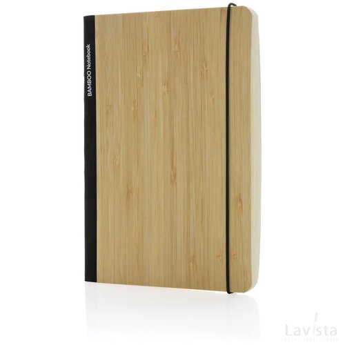 Scribe bamboe A5 Notitieboek zwart