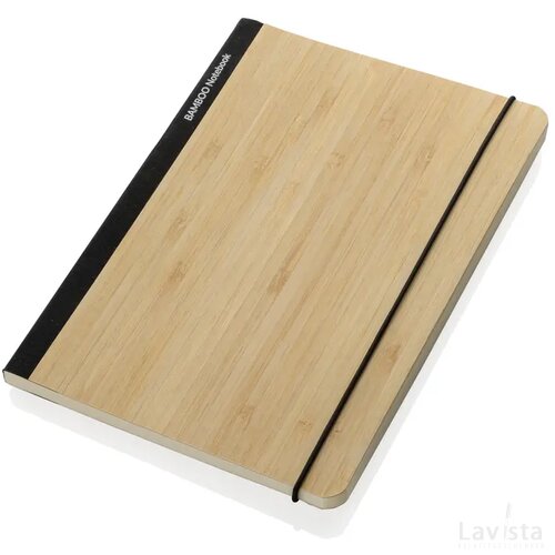 Scribe bamboe A5 Notitieboek zwart