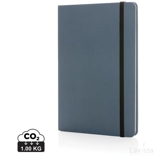 Craftstone A5 gerecycled kraft- en steenpapier notitieboek blauw