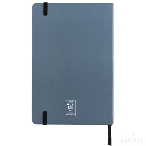 Craftstone A5 gerecycled kraft- en steenpapier notitieboek blauw