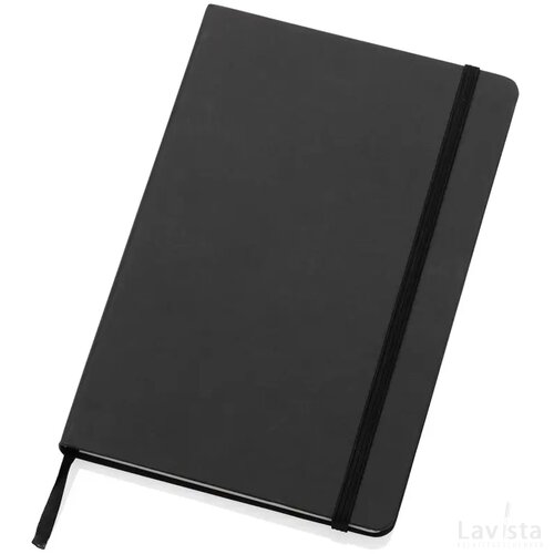Craftstone A5 gerecycled kraft- en steenpapier notitieboek zwart