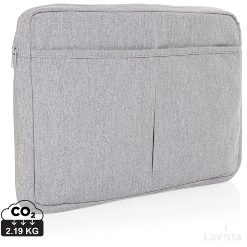 Laluka AWARE™ gerecycled katoenen 15,6 inch laptophoes grijs