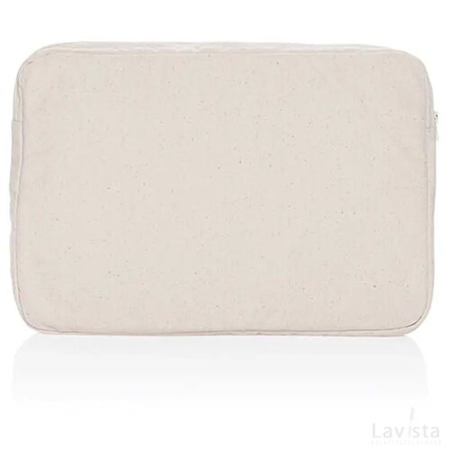 Laluka AWARE™ gerecycled katoenen 15,6 inch laptophoes gebroken wit