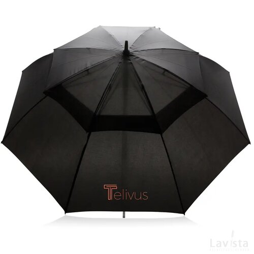 Swiss Peak AWARE™ Tornado 30" stormparaplu zwart