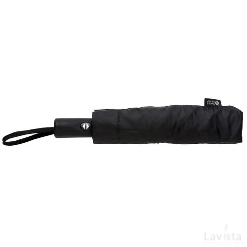 SP AWARE™ 23" opvouwbare omkeerbare auto open/close paraplu zwart