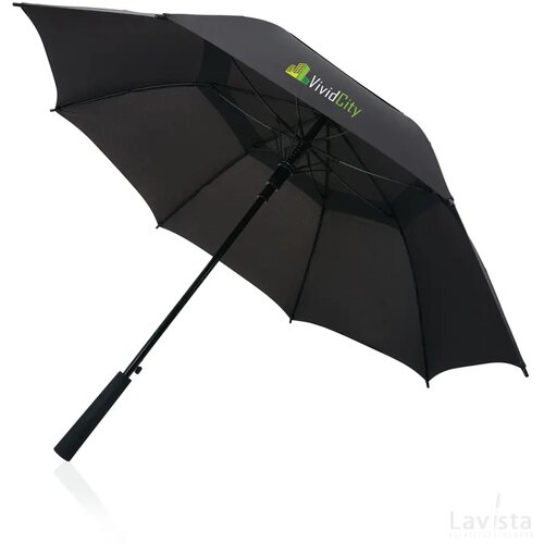 Swiss peak AWARE™ Tornado 23” stormparaplu zwart