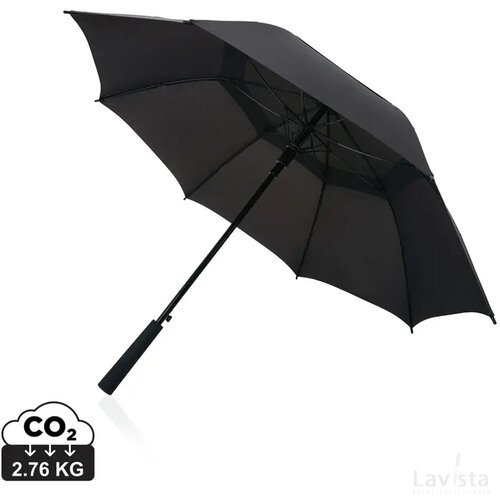 Swiss peak AWARE™ Tornado 23” stormparaplu zwart