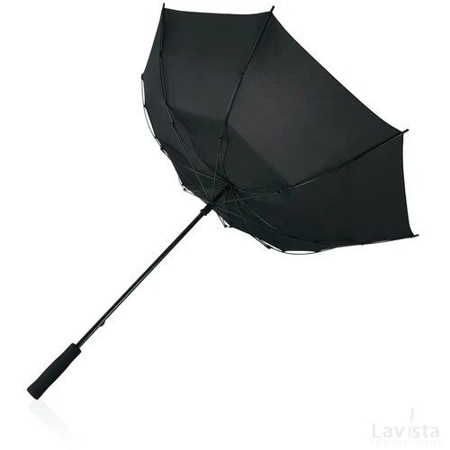 Swiss peak AWARE™ Tornado 23” stormparaplu zwart