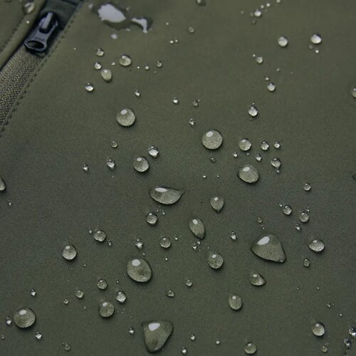 Iqoniq Makalu gerecycled polyester softshell jas khaki