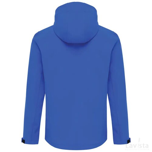 Iqoniq Makalu gerecycled polyester softshell jas royal blue