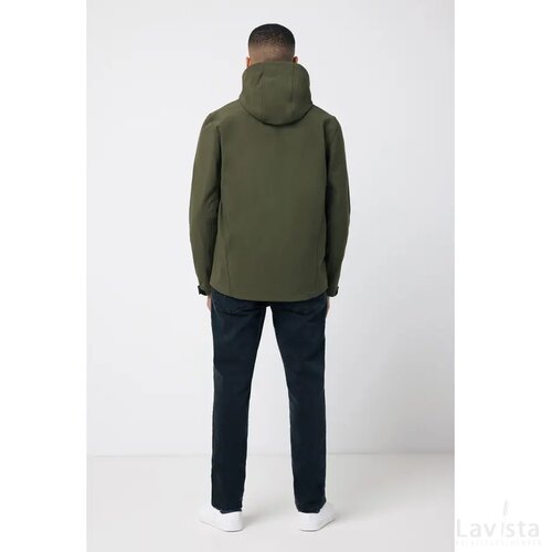 Iqoniq Makalu gerecycled polyester softshell jas khaki