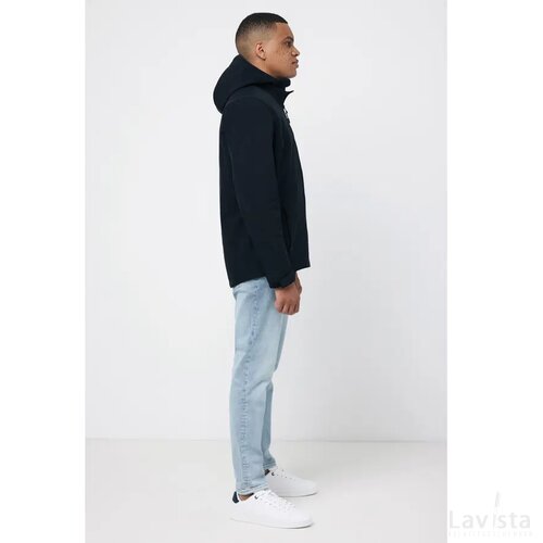 Iqoniq Makalu gerecycled polyester softshell jas zwart
