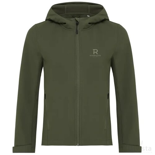 Iqoniq Makalu dames recycled polyester softshell jas khaki