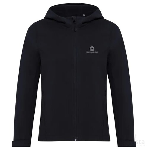 Iqoniq Makalu dames recycled polyester softshell jas zwart