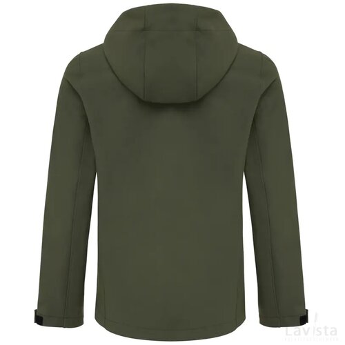 Iqoniq Makalu dames recycled polyester softshell jas khaki