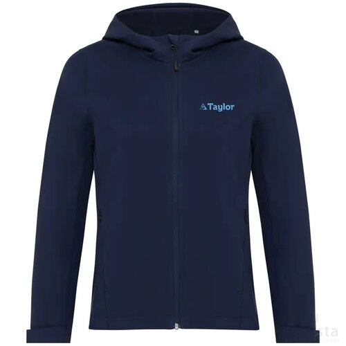 Iqoniq Makalu dames recycled polyester softshell jas donkerblauw