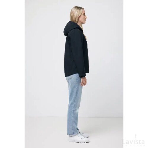 Iqoniq Makalu dames recycled polyester softshell jas zwart