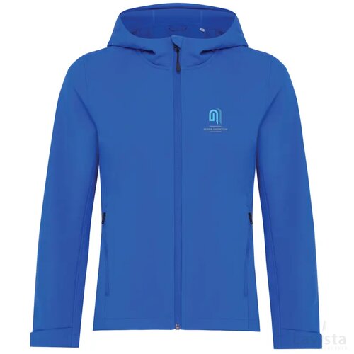 Iqoniq Makalu dames recycled polyester softshell jas royal blue