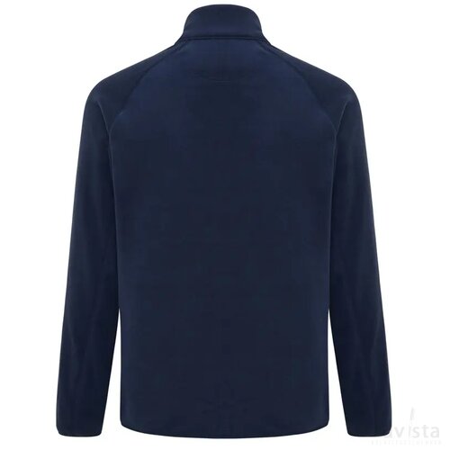 Iqoniq Talung gerecycled polyester fleece jas met rits donkerblauw