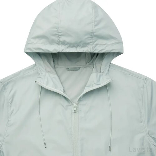 Iqoniq Logan gerecycled polyester lichtgewicht jas iceberg green