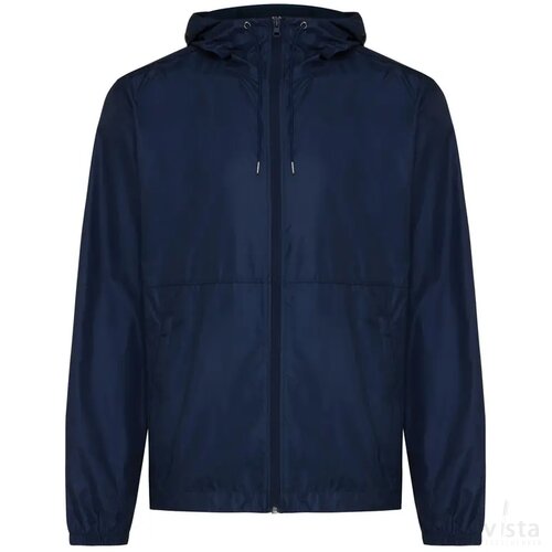 Iqoniq Logan gerecycled polyester lichtgewicht jas donkerblauw