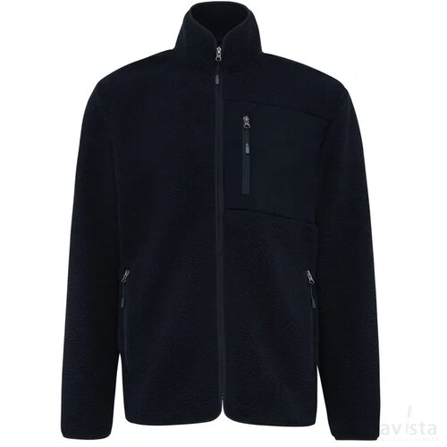 Iqoniq Diran gerecycled polyester pile-fleece jas zwart