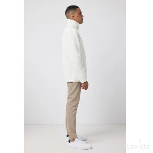 Iqoniq Diran gerecycled polyester pile-fleece jas naturel