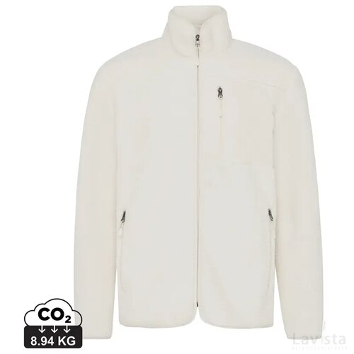Iqoniq Diran gerecycled polyester pile-fleece jas naturel