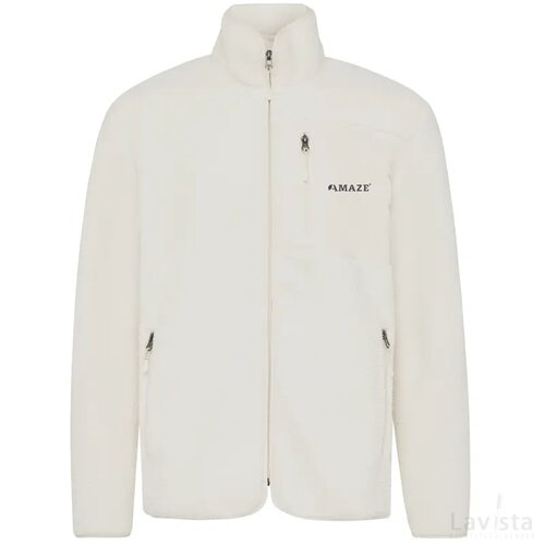 Iqoniq Diran gerecycled polyester pile-fleece jas naturel