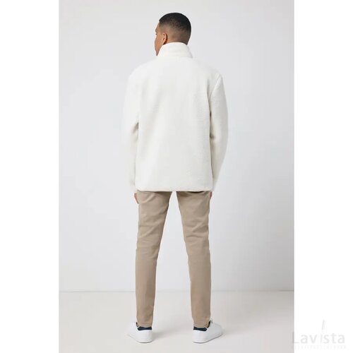 Iqoniq Diran gerecycled polyester pile-fleece jas naturel