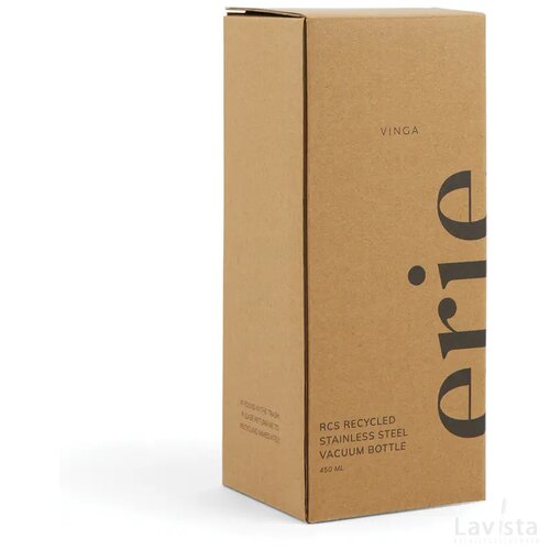VINGA Erie RCS stalen vacuümfles 450ML zilver