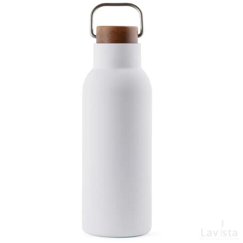 VINGA Ciro RCS gerecycled RVS vacuümfles 580ML wit