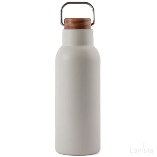 VINGA Ciro RCS gerecycled RVS vacuümfles 580ML grijs