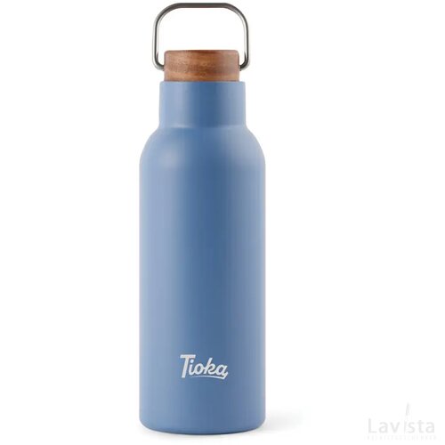 VINGA Ciro RCS gerecycled RVS vacuümfles 580ML blauw