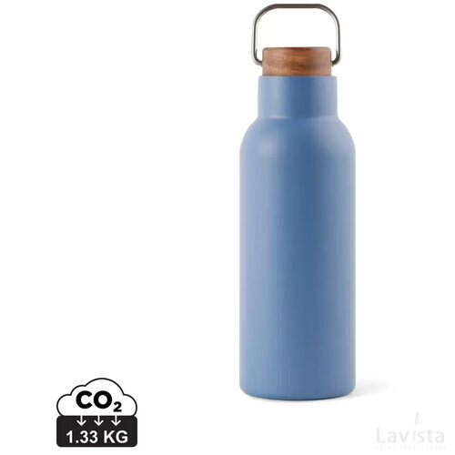 VINGA Ciro RCS gerecycled RVS vacuümfles 580ML blauw