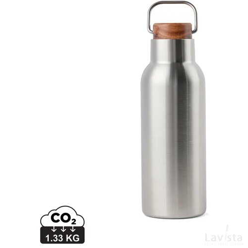 VINGA Ciro RCS gerecycled RVS vacuümfles 580ML staal