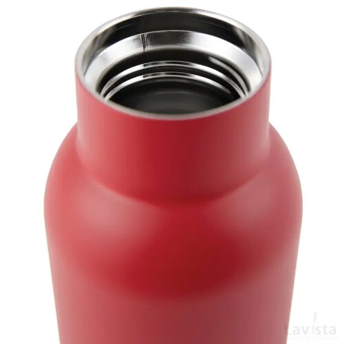 VINGA Ciro RCS gerecycled RVS vacuümfles 580ML rood