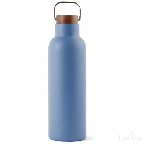 VINGA Ciro RCS gerecycled RVS vacuum fles 800ML blauw