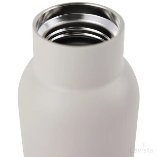 VINGA Ciro RCS gerecycled RVS vacuum fles 800ML grijs