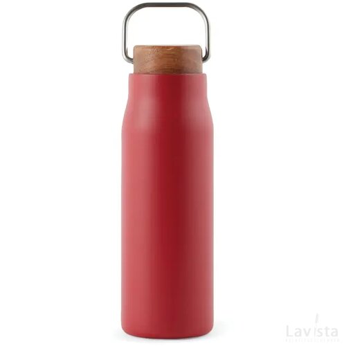 VINGA Ciro RCS gerecycled RVS vacuümfles 300ML rood